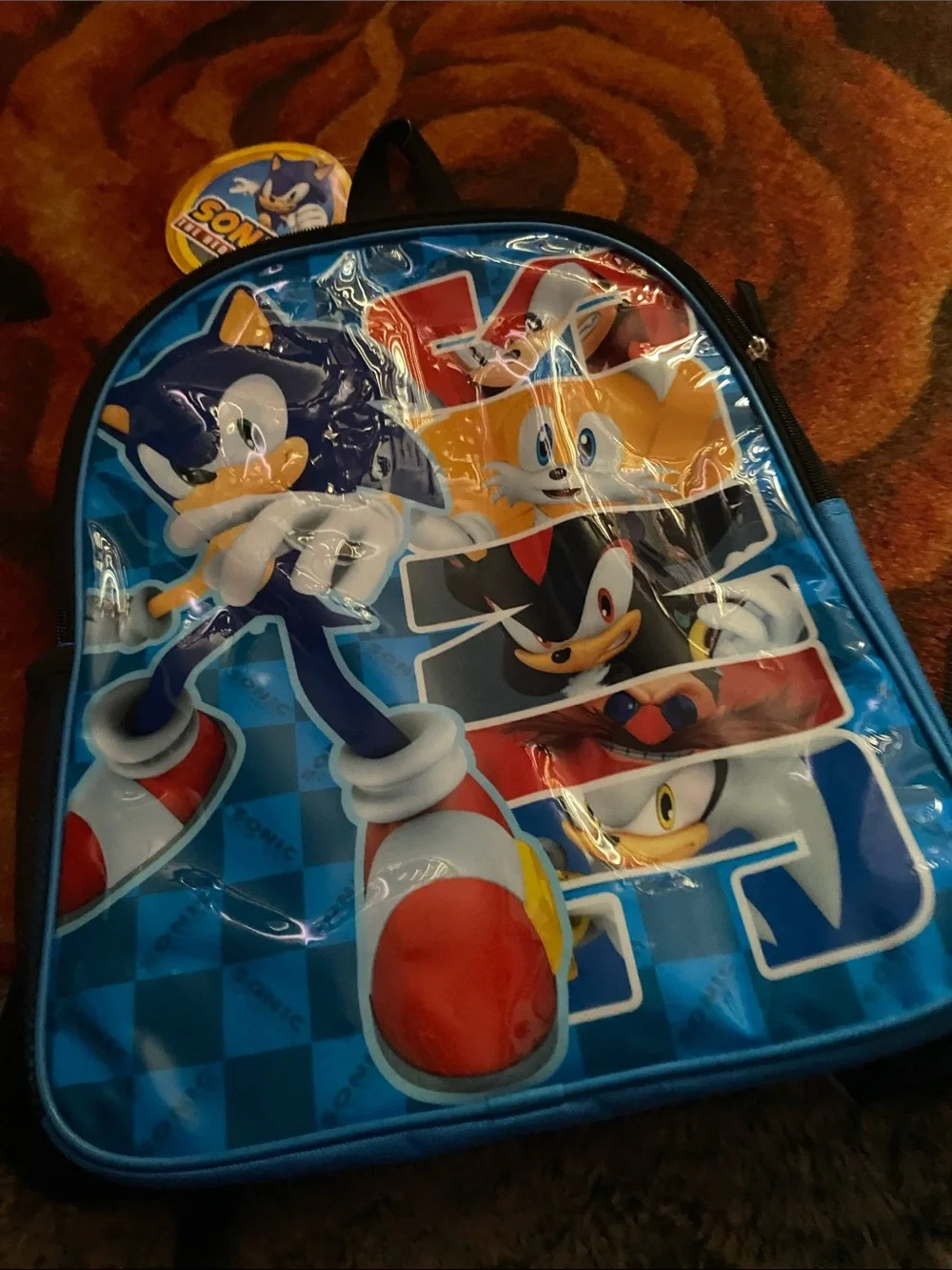 Sonic the Hedgehog Blue Kids Backpack